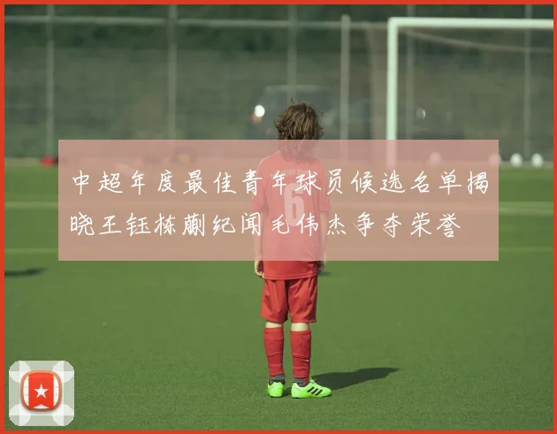 中超年度最佳青年球员候选名单揭晓王钰栋蒯纪闻毛伟杰争夺荣誉